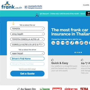 Thumbnail of Frank.co.th - Online Insurance Platform